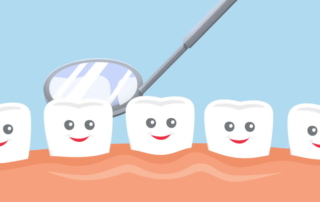 Healthy teeth and gums
